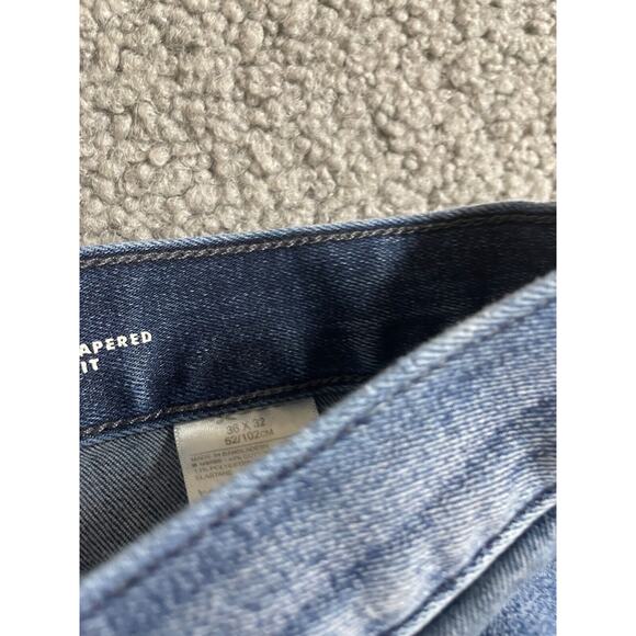 Banana Republic Travel Jean 36x32 Blue Slim Fit Stretch Denim 5 Pocket Mens - Picture 5 of 8